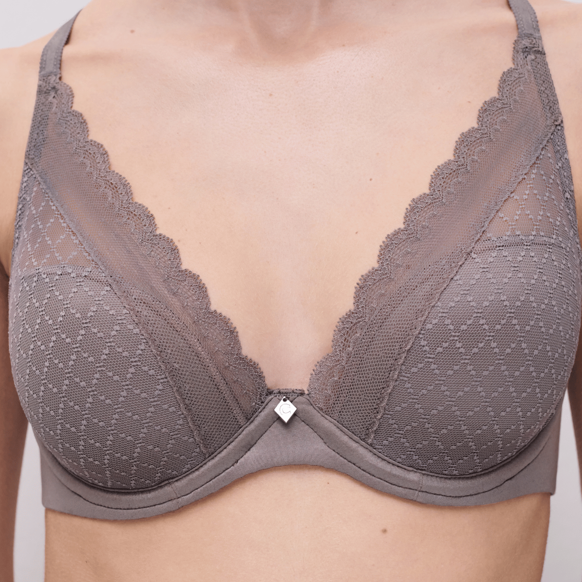 Chantelle EasyFeel Norah Chic plunge BH, brun - C16MNA - 0OV - Bronzed Taupe