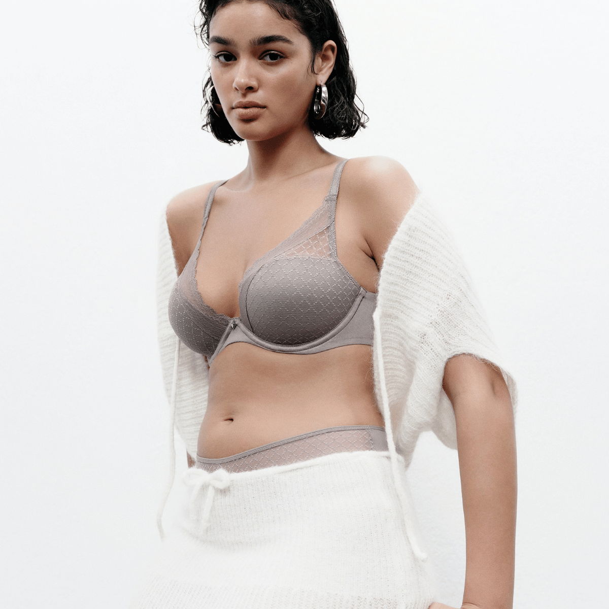 Chantelle EasyFeel Norah Chic plunge BH, brun - C16MNA - 0OV - Bronzed Taupe