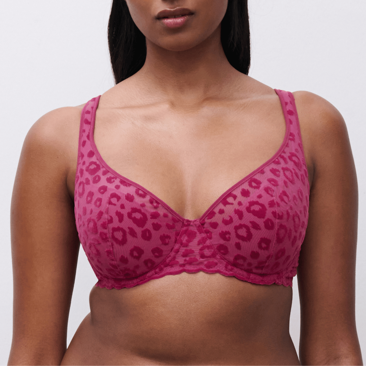 Chantelle Girls plunge BH, pink - C22XNC - 0IL - Fuchsia