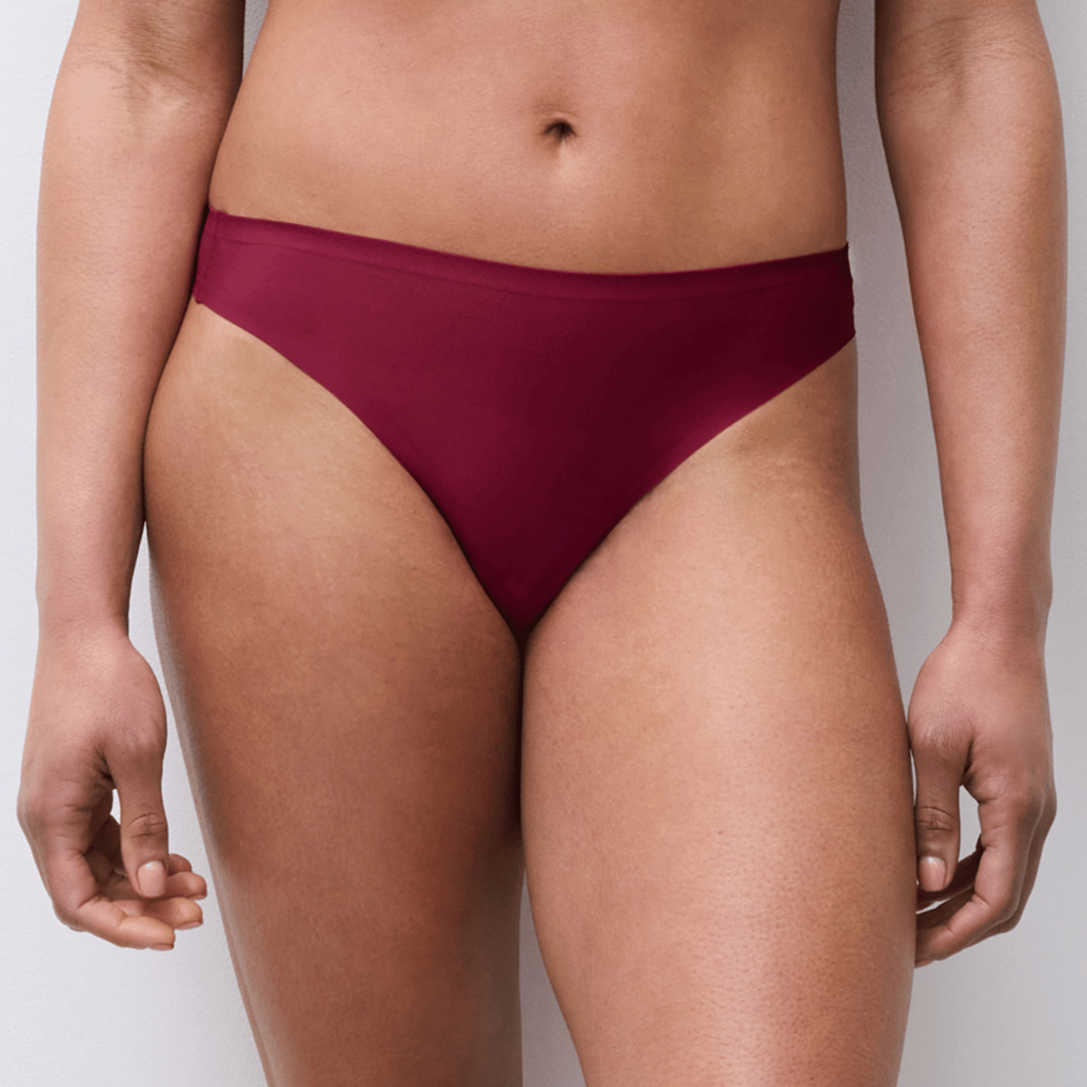 Chantelle SoftStretch g-streng, rød - C26490 - 020 - Red Raspberry / Sedona