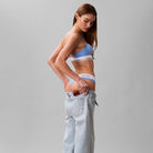 Calvin Klein Icon g-streng, lyseblå - LV00QF8518 - C32 - Blue Descent