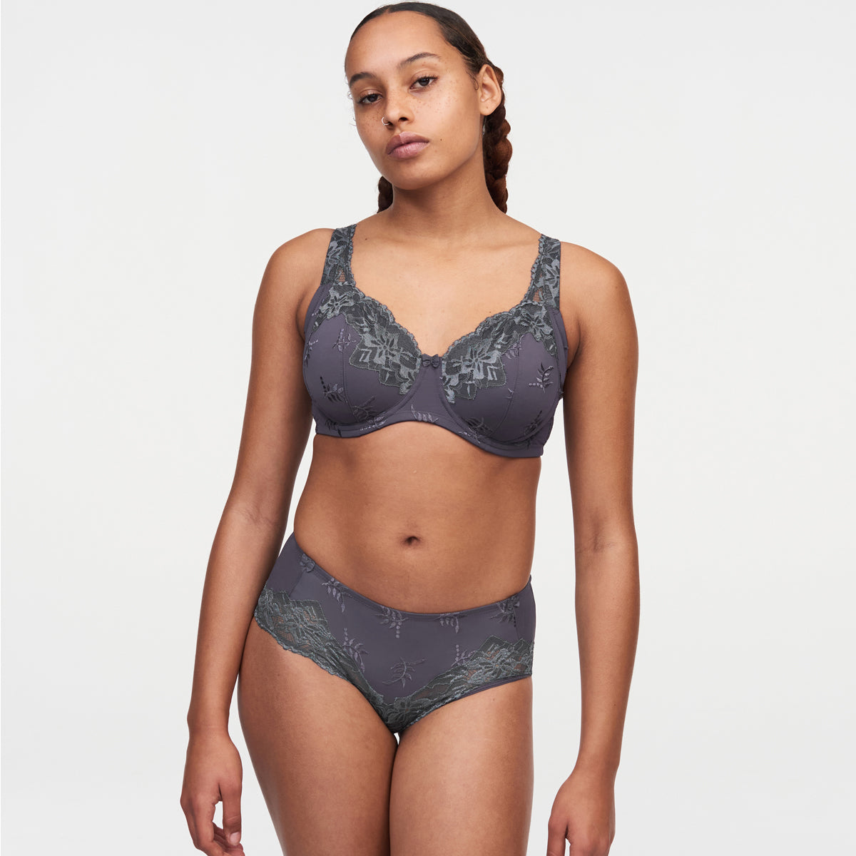 Femilet Mary - Deep Grey / Light Grey - F91340-0D6