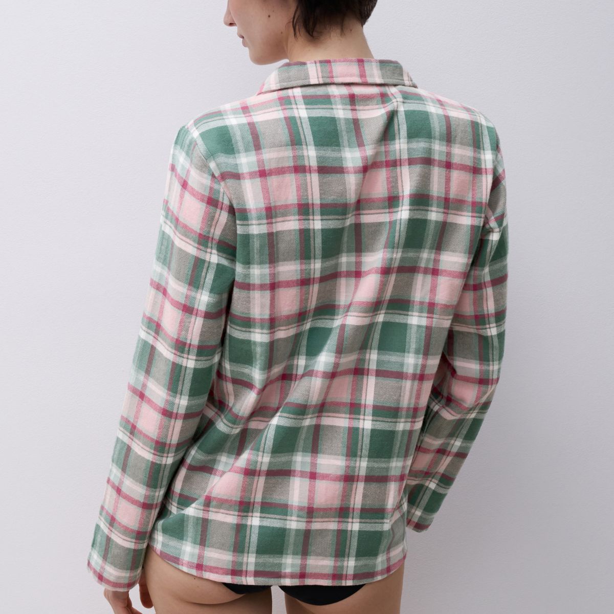 Femilet Heat Heat natskjorte, grøn - FN3820 - F09 - Blue Surf Checks