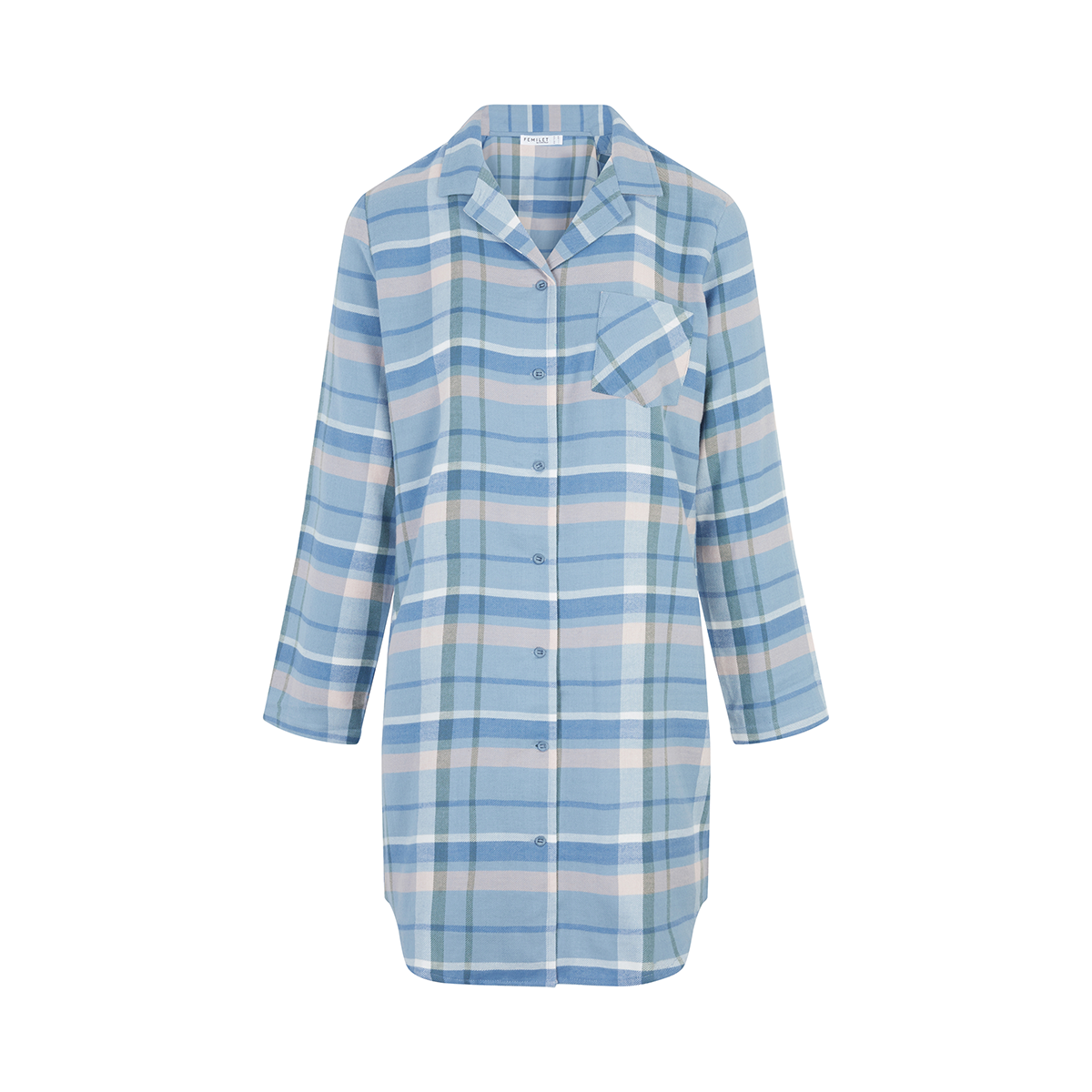 Femilet Heat - Blue Check Print - FN3840-02M