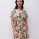 Femilet Loraine natkjole, multi - FNALW0 - D88 - Reptile Print
