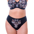 Plaisir Beate Blossom midi trusse, sort - 2067 - 38 - Blossom