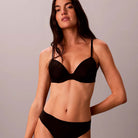 Calvin Klein Perfectly Fit BH med bøjle, sort - LV00QF8903 - UB1 - Black