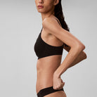 Calvin Klein Invisibles bralette BH, sort - LV00QF8978 - UB1 - Black