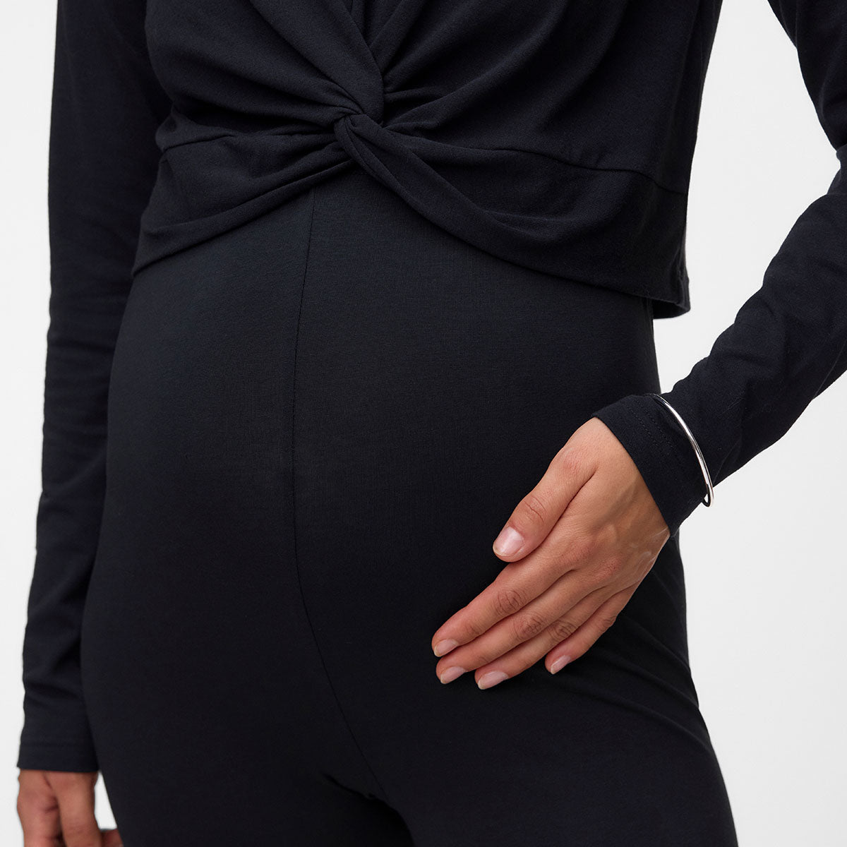 Mamalicious MLemma 2-pak graviditetsleggings, sort - 20016844 - Black/black - Black/black