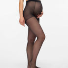 Mamalicious MLmalou 20 Denier 2-pak graviditetsstrømpebukser, multi - 20017941 - Black/tan - Black/tan