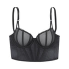 Lascana Capsule BH med bøjle, sort - PA-680-C - black - Black