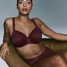 PrimaDonna Salerno full-cup BH, rød - 0163530-35 - EVR - Evening Red