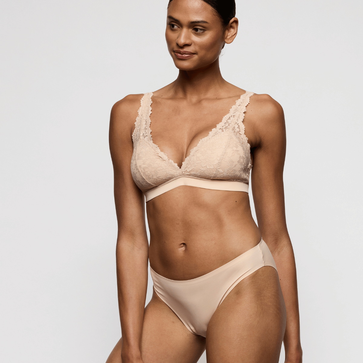Marie Jo Soft Studio BH uden bøjle, beige - 0103044 - CAL - Caffé Latte