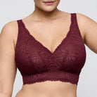 PrimaDonna Salerno bralette BH, rød - 0163536 - EVR - Evening Red