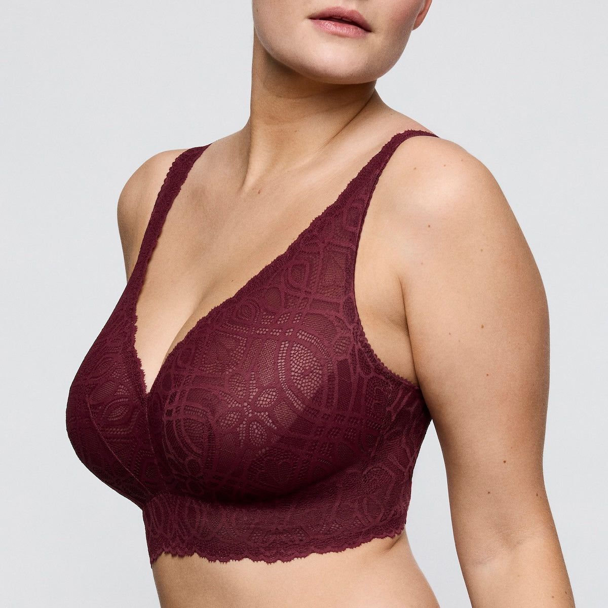 PrimaDonna Salerno bralette BH, rød - 0163536 - EVR - Evening Red