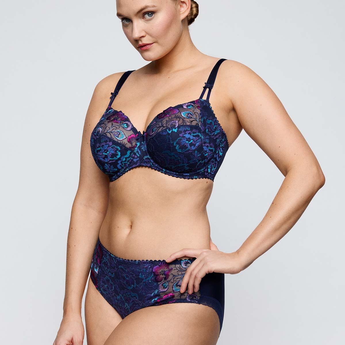 PrimaDonna San Angel full-cup BH, blå - 0163490 - WBL - Water Blue