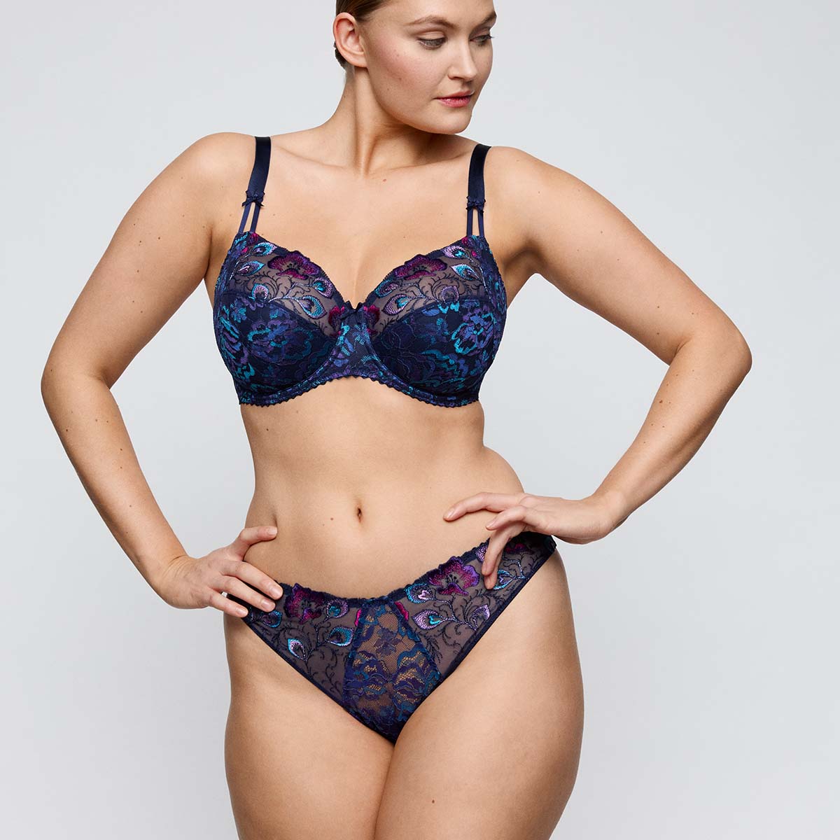 PrimaDonna San Angel full-cup BH, blå - 0163490 - WBL - Water Blue