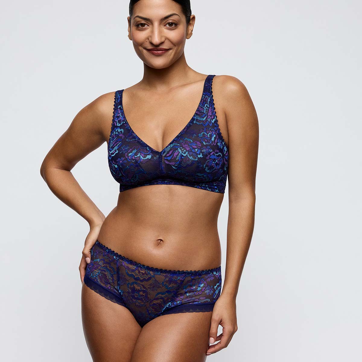 PrimaDonna San Angel g-streng, blå - 0663491 - WBL - Water Blue