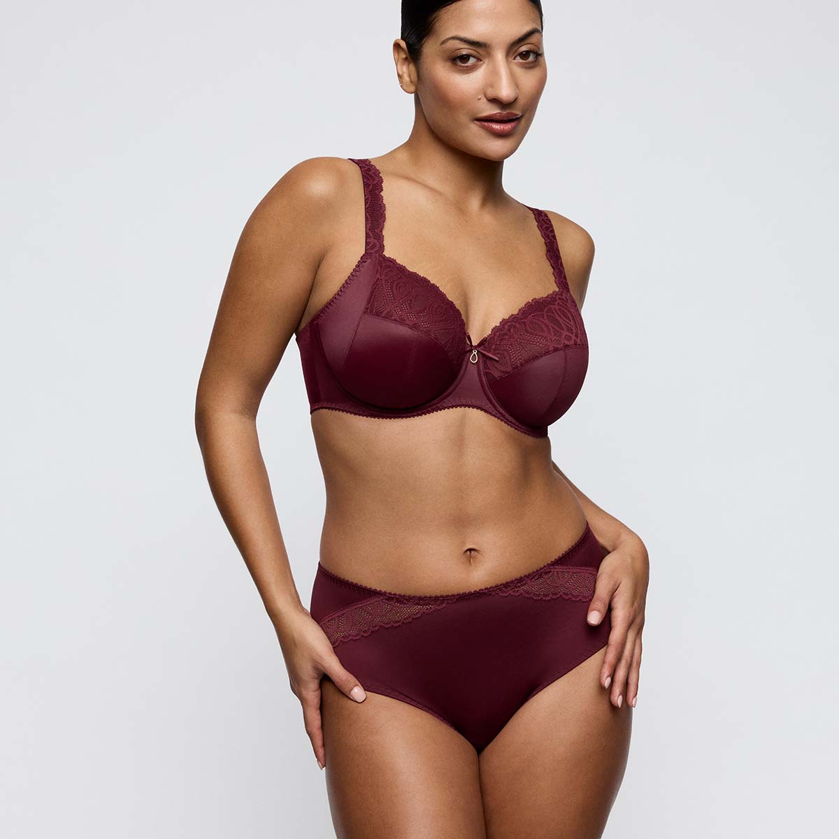 PrimaDonna Salerno full-cup BH, rød - 0163530-35 - EVR - Evening Red